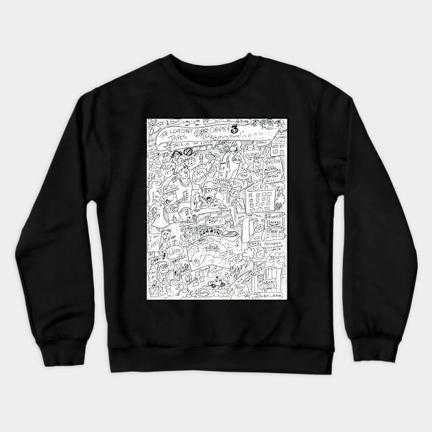 Chapter 3 RETURNING HOME Crewneck Sweatshirt by The Lovecraft Tapes